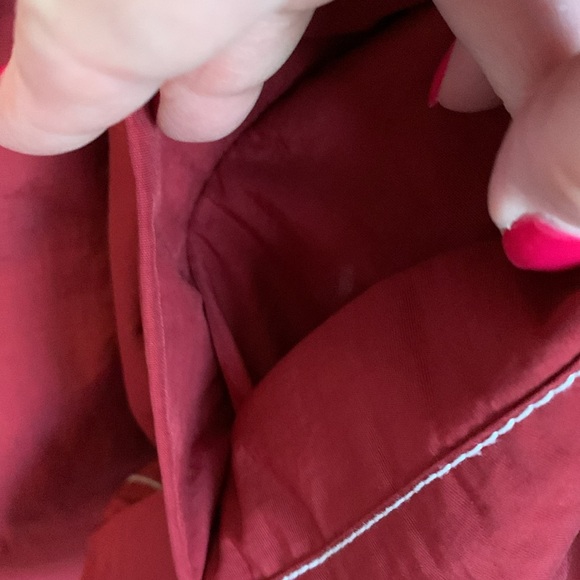 Tommy Hilfiger Jacket with Concealed Hood, size medium.  Like Garnet in color - Picture 7 of 16